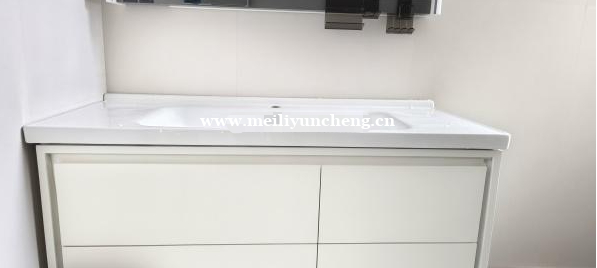 全新洗手盆浴室柜陶瓷一体盆